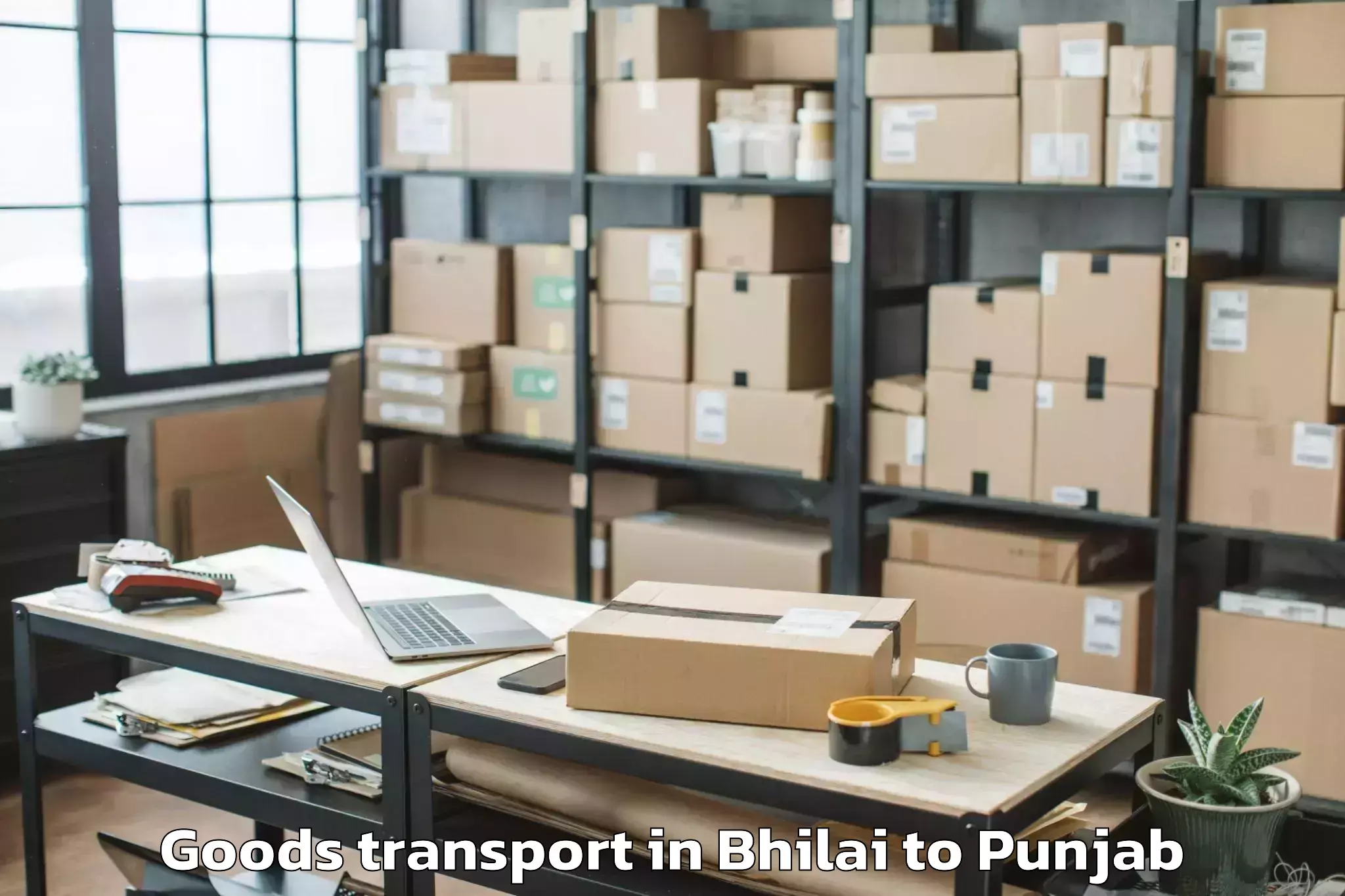 Quality Bhilai to Mall Of Amritsar Alpha One Goods Transport